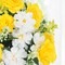Summer Bouquet Flowers for Grave 2 Bundles Yellow White Rose Lily Bouquets